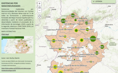 Creado un geoportal de consulta de la biomasa forestal para las comarcas de Sierra de Gata, Hurdes y Siberia-Cíjara en el proyecto europeo Promobiomasse